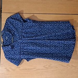 Ruff Hewn Navy Star Print Button-Down Shirt